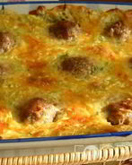 Кабачковый пирог с мясом