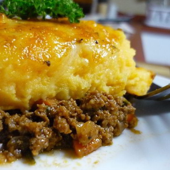 Рецепт картофельного пирога с фаршем