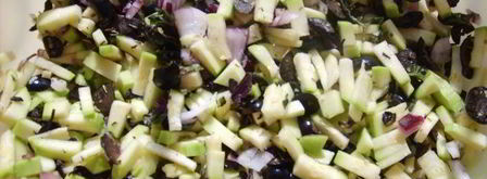 киш с кабачками и маслинами. Шаг 6