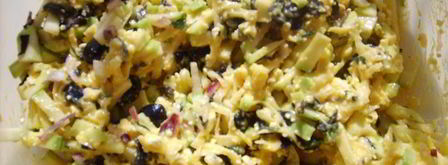 киш с кабачками и маслинами. Шаг 8