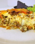 Киш с курицей и кабачком