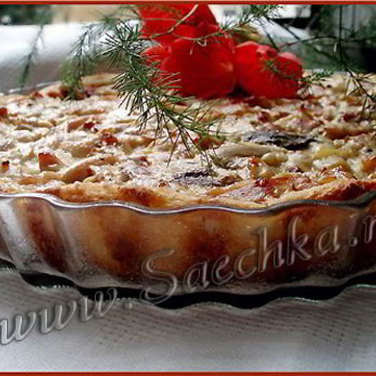 Рецепт киша с курицей