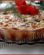 Киш с курицей