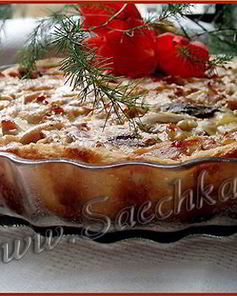 Киш с курицей