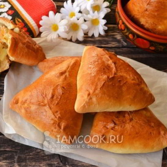 Рецепт курников с курицей и картошкой на дрожжевом тесте