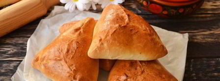 курники с курицей и картошкой на дрожжевом тесте. Шаг 26