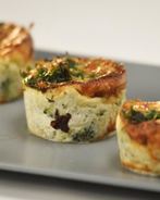 Ленивые мини-киши с брокколи