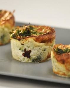 Ленивые мини-киши с брокколи