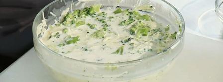 ленивые мини-киши с брокколи. Шаг 2