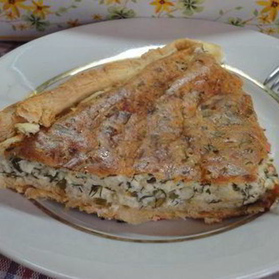 Рецепт летнего пирога с зеленью