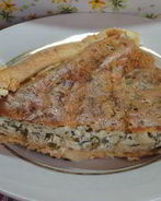 Летний пирог с зеленью