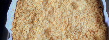 насыпной пирог с тыквой. Шаг 6