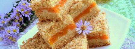 насыпной пирог с тыквой. Шаг 7