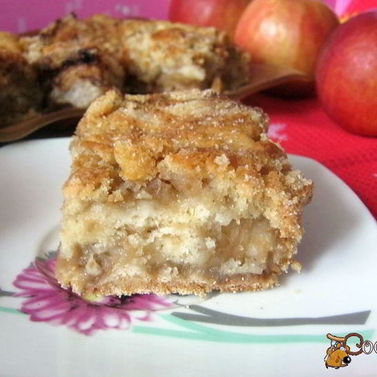 Рецепт насыпного яблочного пирога