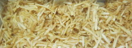 насыпной яблочный пирог. Шаг 4