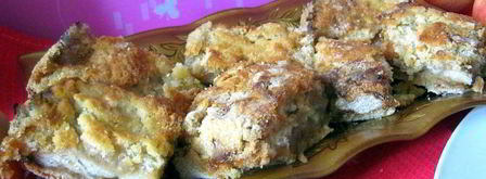 насыпной яблочный пирог. Шаг 8