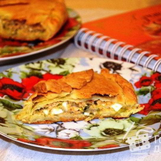 Рецепт несладкого пирога из традиционной русской кухни