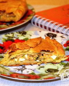 Несладкий пирог из традиционной русской кухни