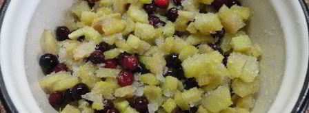 обсыпной пирог с ревенем. Шаг 3