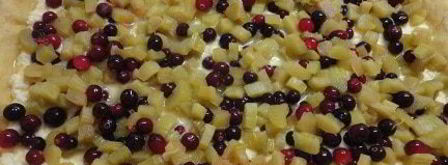 обсыпной пирог с ревенем. Шаг 4