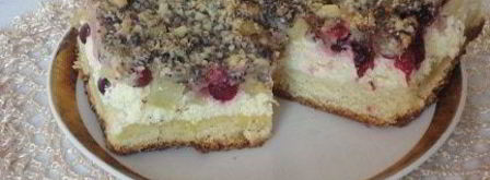 обсыпной пирог с ревенем. Шаг 5