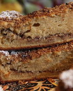 Ореховый пирог на сметане