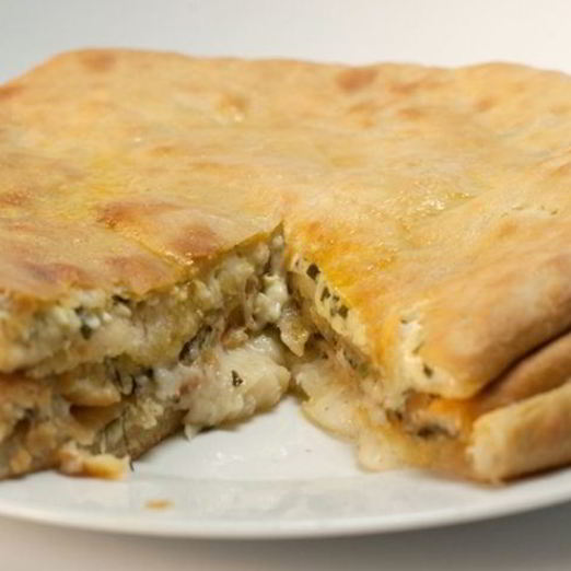 Осетинский пирог с сыром сулугуни