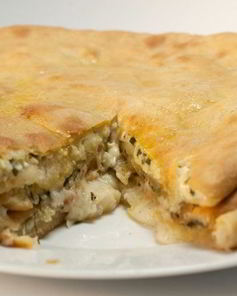 Осетинский пирог с сыром сулугуни