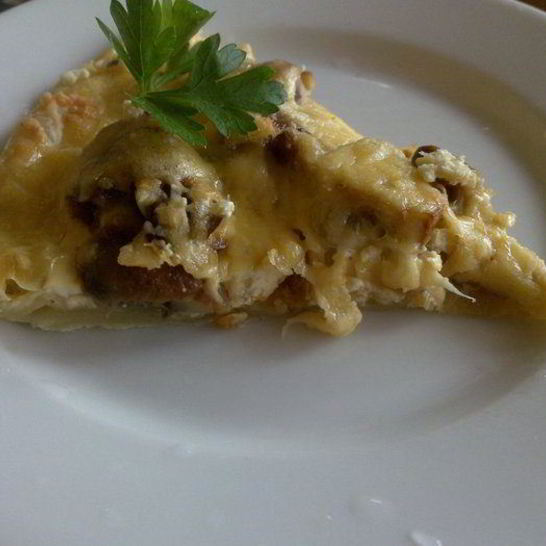 Рецепт открытого пирога-киша по-лотарингски