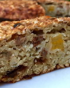 Пирог из овсянки без муки и сахара