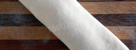 пирог из слоеного теста с творогом. Шаг 11