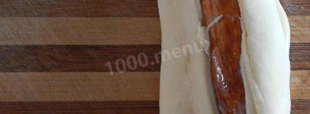 пирог из слоеного теста с творогом. Шаг 10