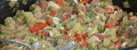 пирог с горячим оливье. Шаг 3