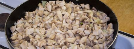 пирог с грибами и сыром. Шаг 12