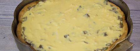 пирог с грибами и сыром. Шаг 20