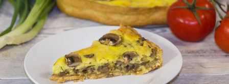 пирог с грибами и сыром. Шаг 24