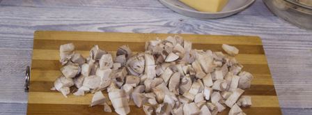 пирог с грибами и сыром. Шаг 9