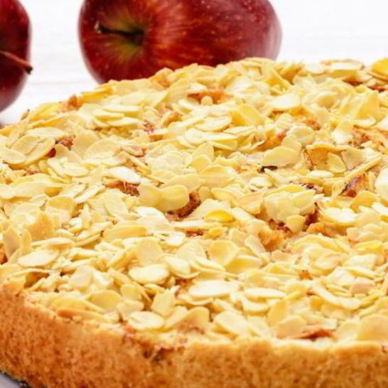 Рецепт пирога с грушей и персиком