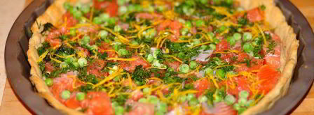 пирог с красной рыбой. Шаг 3