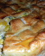 Пирог с курицей и тыквой