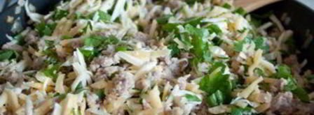 пирог с мясом и сыром. Шаг 3