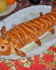 Пирог с осетриной Царь-рыба