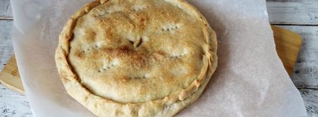 пирог с рыбой и рисом. Шаг 8