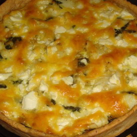 Рецепт пирога с рыбой и шпинатом