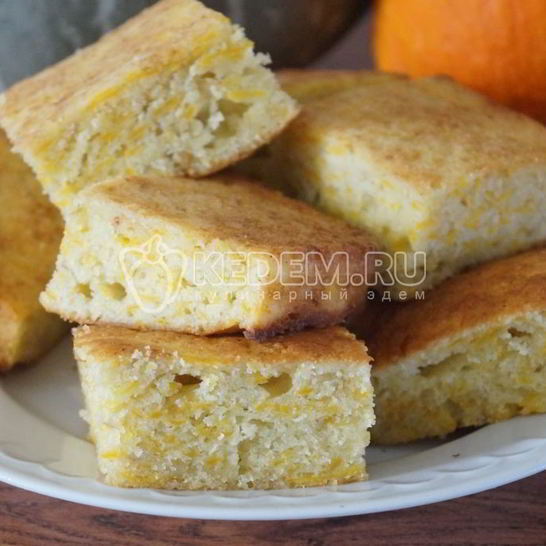 Рецепт пирога с тыквой и яблоками