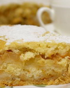 Пирог с яблоками Лентяйский