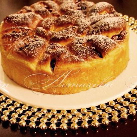 Рецепт пирога творожного рай