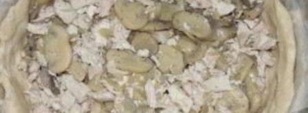 рождественский пирог с курицей. Шаг 11