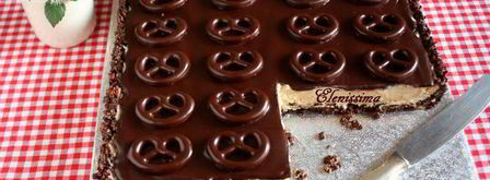 шоколадный пирог с мини-бретцелями. Шаг 15