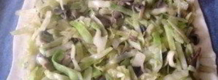 слоеный пирог с капустой. Шаг 5